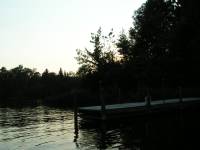 PICT0101 Oahe dock at dusk.